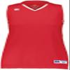 Russell Athletic Ladies Legacy Basketball Jersey True Red/White L view 2