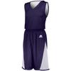 Undivided Single Ply Reversible Jersey Purple/White view 1