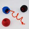 Zelerdo 6 Pack Rubber Pool Billiard Cue Chalk Holders with Cord, 3 Colors view 3