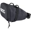 EVOC Seat Bag Saddle Bag for Compact Storage under the Seat; under Seat Bicycle Bag (0.3l Capacity, Lightweight, Quick Assembly Thanks to Buckle, Reflective Logo), Black view 1