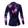 Cycling Jersey Long Sleeve Womens Mountain Bike Jersey Zip Shirts Road Bicycle Clothing Outdoor Sports Racing MTB Tops for Ladies Female Bouse Fall Autumn Breathable Quick Dry Size L view 2