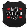 Best Valentine Ever - Dog Shirt (Black, X-Large) view 1