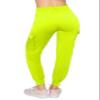 ALWAYS Cargo Jogger Pants for Women - Super Soft Casual Lounge Sweatpants Neon Lime M view 3