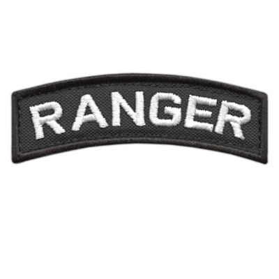 LEGEEON Ranger Shoulder Tab US Army Rangers Badge Tactical Morale Hook Patch