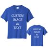 Design Your Own Custom Youth Blend Tee, Create Your Own Design Tee Shirt, Upload Photos & Type Text, Gift Your Loved Ones view 3