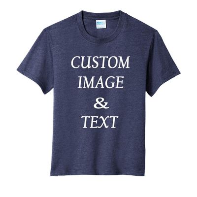 Design Your Own Custom Youth Blend Tee, Create Your Own Design Tee Shirt, Upload Photos & Type Text, Gift Your Loved Ones