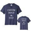 Design Your Own Custom Youth Blend Tee, Create Your Own Design Tee Shirt, Upload Photos & Type Text, Gift Your Loved Ones view 3