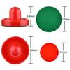 Coopay Air Hockey Pushers and Pucks, Air Hockey Paddles, Goal Handles Paddles Replacement Accessories for Game Tables (4 Striker, 8 Red Puck Pack) view 2