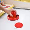 Coopay Air Hockey Pushers and Pucks, Air Hockey Paddles, Goal Handles Paddles Replacement Accessories for Game Tables (4 Striker, 8 Red Puck Pack) view 4