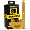 Nxtrnd One Football Mouth Guard, Strap Included, Fits Adult & Youth (Gold) view 1