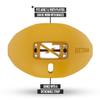 Nxtrnd One Football Mouth Guard, Strap Included, Fits Adult & Youth (Gold) view 3