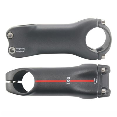 RXL SL Carbon Fiber Stem - 31.8mm, 100mm, 6 Degree, Red, UD Matte, Road & Mountain Bike