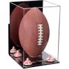Football Display Case, Durable Clear Display Case with Mirror & Clear Base, Wall Mounted Case for Full Size Footballs, Sports Memorabilia, Collectibles, Keepsakes, Autographed Balls Items (A060-PNR) view 1