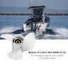 Qiclear 13 1/4 x 17-K | 6E5-45945-01-EL OEM Upgrade Aluminum Outboard Moto Boat Propeller fit Yamaha Engines 60-115 HP, 15 Spline Tooth view 3
