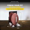 Football Display Case, Durable Clear Display Case with Mirror & Clear Base, Wall Mounted Case for Full Size Footballs, Sports Memorabilia, Collectibles, Keepsakes, Autographed Balls Items (A060-WR) view 3
