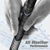 Geoleap Golf Grips Set of 13- Cord Rubber Compound Material, Hybrid Golf Club Grips, All Weather Performance. (Gray, Midsize) view 3