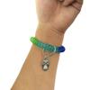 Veronica Durable Spring Spiral Wrist Coil Keychain Wristband Bracelet Cute Owl Plastic Stretch Key Chain Ring Holder Tag Pack of 2 view 4