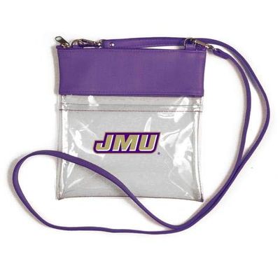 Canyon Outback Vegan Leather Collegiate Crossbody Bag (Stadium Approved) (James Madison)