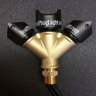 Diablo Royale Customs Y-KNOT TRIPLE TYPHON boat drain plug light (white)