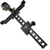 SHARROW Archery Compound Bow Sight with 45 Degree Hooded Peep Sight Five Set 0.059" Micro Adjust Long Pole Hunting Accessories view 1