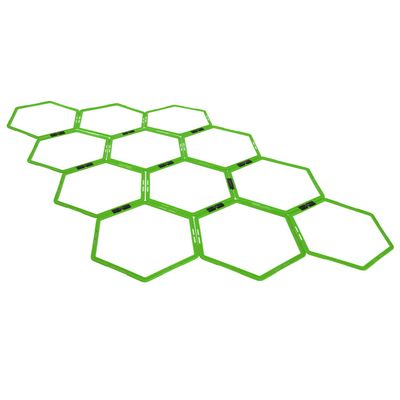 Yes4All Agility Hex Ring - Green Neon - 12 Rings