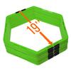 Yes4All Agility Hex Ring - Green Neon - 12 Rings view 2