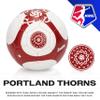 Franklin Sports NWSL Portland Thorns Soccer Ball - Kids Mini Size 1 - Skill + Training Soccer Ball for Kids + Adults - Great for Boys + Girls - Air Pump Included view 3