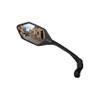 MEACHOW New Scratch Resistant Glass Lens,Handlebar Bike Mirror, Rotatable Safe Rearview Mirror, Bicycle Mirror, (Silver Left Side) ME-007LS view 1
