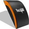 Yes4All Abdominal Exercise Pads, Foldable Ab Workout Equipment for Home Gym Core Training & Back Stretching, Sit Up Mat for Floor Exercises, Orange view 1