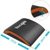 Yes4All Abdominal Exercise Pads, Foldable Ab Workout Equipment for Home Gym Core Training & Back Stretching, Sit Up Mat for Floor Exercises, Orange view 2