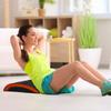 Yes4All Abdominal Exercise Pads, Foldable Ab Workout Equipment for Home Gym Core Training & Back Stretching, Sit Up Mat for Floor Exercises, Orange view 4