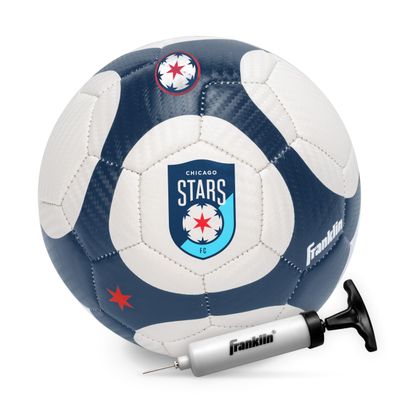 Franklin Sports NWSL Chicago Red Stars Soccer Ball - Kids Mini Size 1 - Skill + Training Soccer Ball for Kids + Adults - Great for Boys + Girls - Air Pump Included