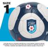 Franklin Sports NWSL Chicago Red Stars Soccer Ball - Kids Mini Size 1 - Skill + Training Soccer Ball for Kids + Adults - Great for Boys + Girls - Air Pump Included view 2