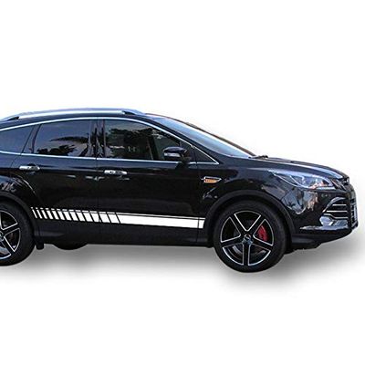 Decal Sticker Vinyl Lower Racing Stripe Kit Compatible with Ford Escape 2013 - Present