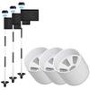 GOLF CITY PRODUCTS Golf Flag and Cup for Yard Practice Set. Premium Quality Mini Putting Green Flags and Poles Set Includes 3 Golf Cups for Putting Green & 3 Golf Flags For Yard & 3 Golf Flagsticks view 1