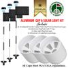 GOLF CITY PRODUCTS Golf Flag and Cup for Yard Practice Set. Premium Quality Mini Putting Green Flags and Poles Set Includes 3 Golf Cups for Putting Green & 3 Golf Flags For Yard & 3 Golf Flagsticks view 2