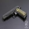 Phase 5 1911 Grips - Polished Brass (Hex Pattern) view 3