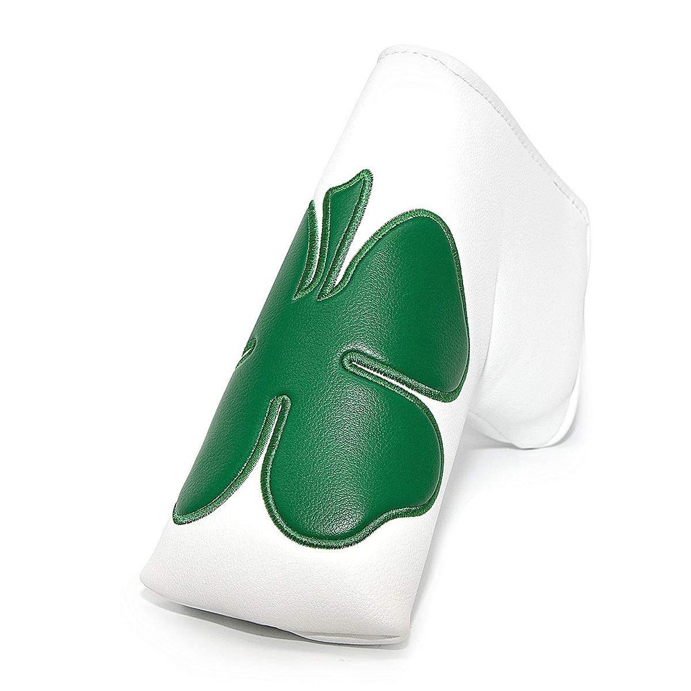 barudan golf Shamrock Clover Blade Putter Cover Headcover Club Protector with Magnet Closure fits Blade Style putters