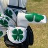 barudan golf Shamrock Clover Blade Putter Cover Headcover Club Protector with Magnet Closure fits Blade Style putters view 2