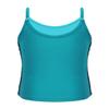 YEAHDOR Girls Glitter Sequins Cami Vest Jazz Ballet Dance Tank Top Stage Performance Adjustable Strap Tees Shirt Lake Blue 6 Years view 2
