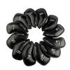 Craftsman Golf Custom 12pcs Thick Synthetic Leather Golf Iron Head Covers Set Headcover (Custom 1set Black for Right (12pcs)) view 1