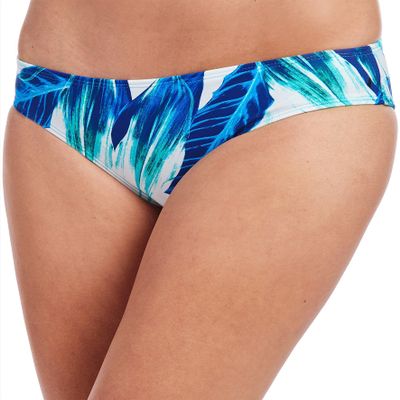 RACHEL Rachel Roy womens Scoop Swim Bikini Bottoms, Teal, Medium US
