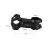 BESNIN Bike Stem, MTB Stem 7 Degree 25.4mm 70mm Mountain Bike Stem Handlebar Stem for Cycling view 2