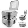 HTTMT- ET-Toilet001-5 Gallon 20L Portable Toilet Flush Travel Camping Outdoor/Indoor Potty Commode view 1