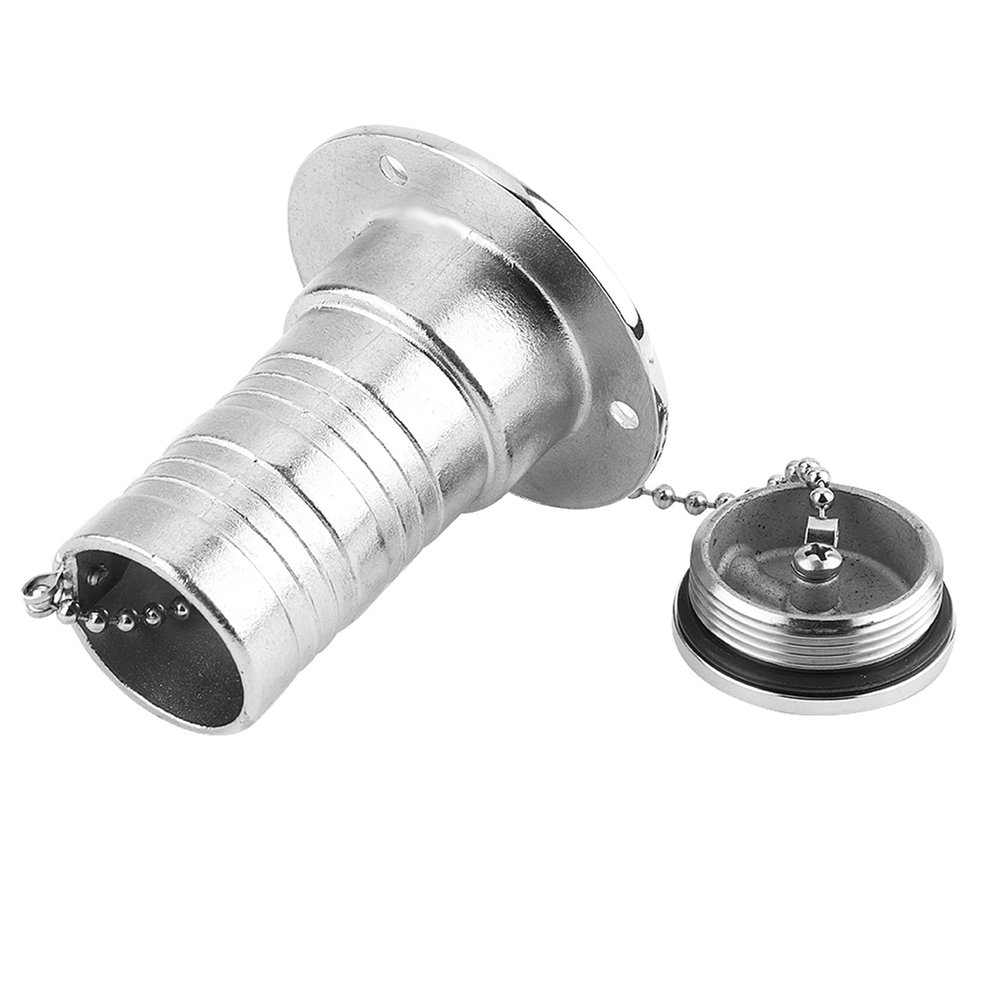Acouto Boat Water Kit, 316 Stainless Steel 1.5in Boat Deck Fill Filler Fuel Accessories for Marine Yacht Boat