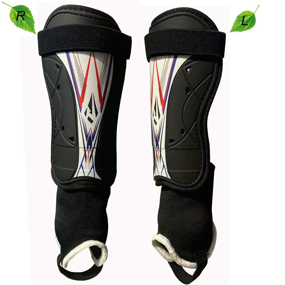 Soccer Football shin Guards with Low-Profile Flexible Super Protection,Great for Adult,Youth, Junior,Size Medium
