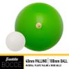Franklin Sports 100mm Bocce Ball Set 8 Wooden Bocce Balls and 1 Pallino Beach, Backyard Lawn or Outdoor Party Game - Made in Italy view 2