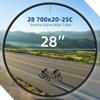 (6-Pack) AR-PRO 28" 700x20-25c Replacement Road Bike Inner Tubes with 60mm Presta Valves and Free 2 Tire Levers - Bike Tubes for 700x20c, 700x23c, and 700x25c Road Bike Tires view 4