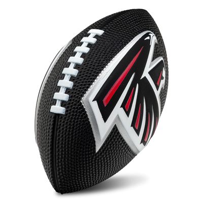 Franklin Sports NFL Atlanta Falcons Football - Kids Foam Football - Soft Junior Size 8.5" Ball with 3D Logos - Perfect for Gameday + Tailgates