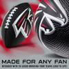 Franklin Sports NFL Atlanta Falcons Football - Kids Foam Football - Soft Junior Size 8.5" Ball with 3D Logos - Perfect for Gameday + Tailgates view 2